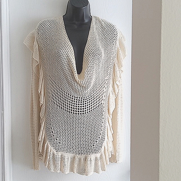 A19 ⭐️ Host Pick ⭐️ x 2  Anthropologie | Angel of the North Crochet Sweater - Picture 3 of 11